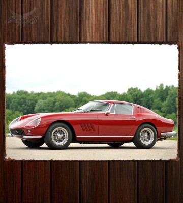 Металлическая табличка Ferrari 275 GTB 6C Scaglietti Shortnose 261